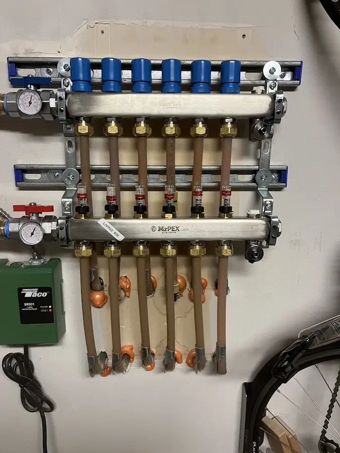 Plumber performing Gas Leak Detection at a residential property in Norwich